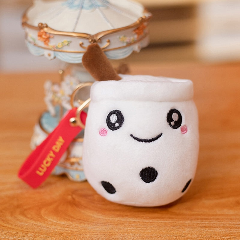 Milk Tea Boba Keychain